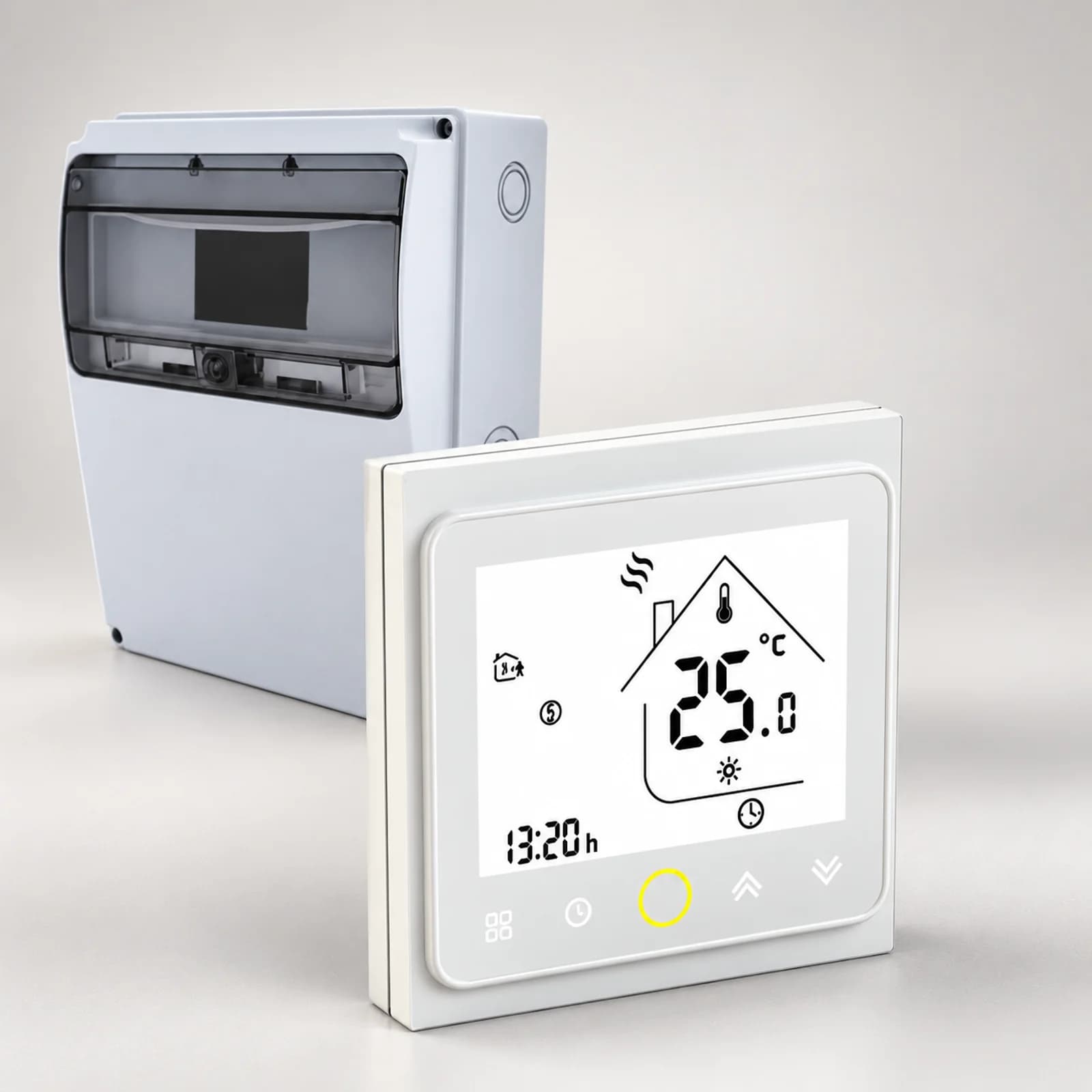 Yerden Isıtma Termostatı ve Kontrol Paneli