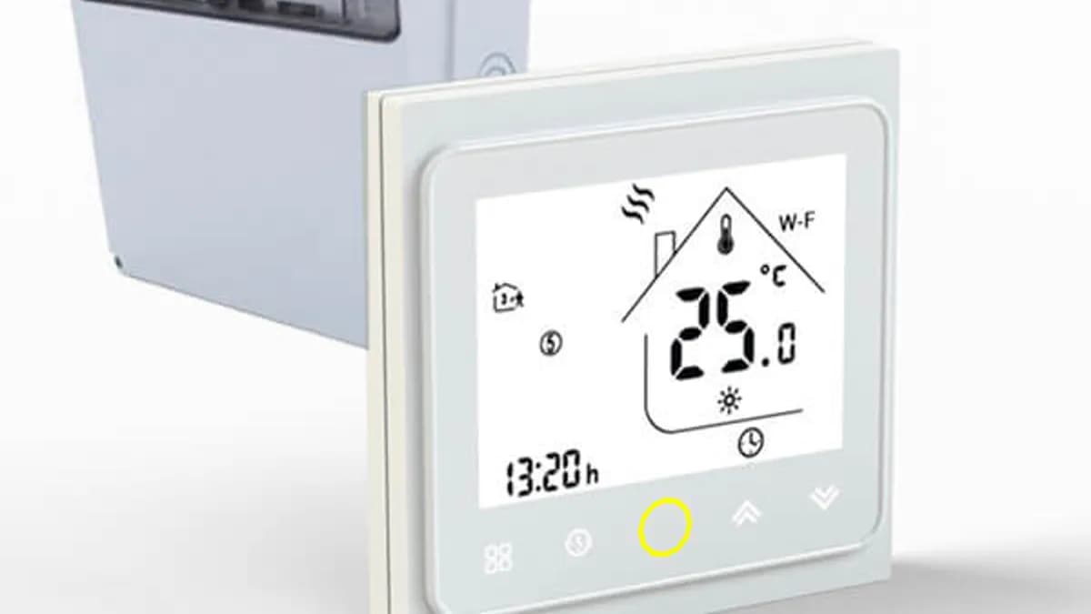 Elektrikli yerden ısıtma termostatı ve enerji kontrol panosu