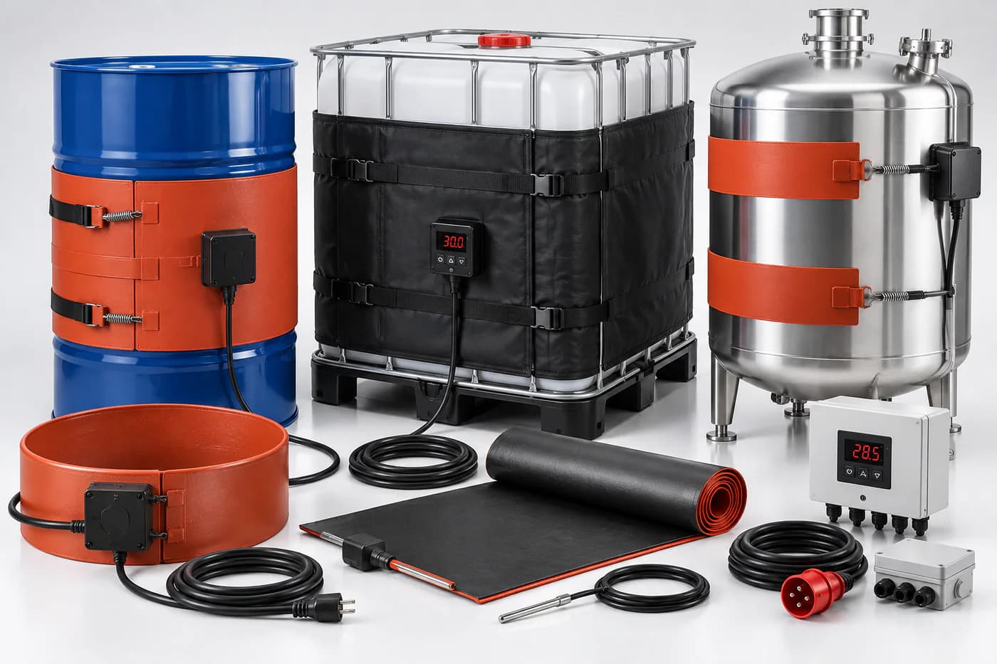 Varil, IBC tank ve endüstriyel tank ısıtma sistemleri