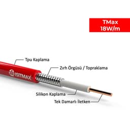 Tek İletkenli Yerden Isıtma Kablosu TMax ürün görseli 2